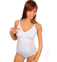 Ships Baby Emzirme Badisi Beyaz 80 Beden - Pamuklu - Emzirme Body