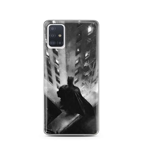 Batman Tasarım Süper Şeffaf Silikon Telefon Kılıfı Samsung A51