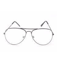 Unisex Gümüş Damla Silver Cerceve Gözlük