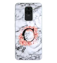 Mermer Çiçekli Harf Tasarım Süper Şeffaf Silikon Telefon Kılıfı Xiomai Redmi Not