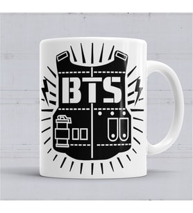 Bts Kore Müzik Kupa Bardak Porselen
