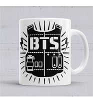 Bts Kore Müzik Kupa Bardak Porselen
