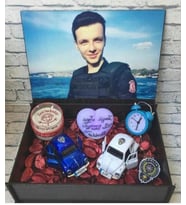 Ahşap Resimli Sevgiliye Özel Set