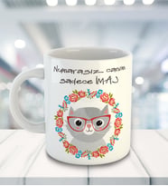 Meow Numarasız Canım Sadece İmaj Temalı Kupa Bardak 81531