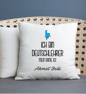 Erkek Almanca Öğretmeni Yastık