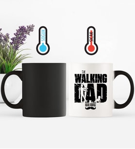 Babalar Gününe Özel The Walking Dad Sihirli Kupa Bardak  1