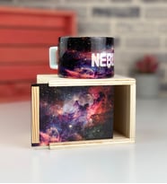 Nebula Ahşap Kutulu Fincan Seti