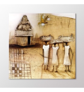 Arty Tablo Gatherers Tablo (Karışık)