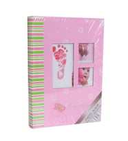 Gökkuşağı 10x15 cm 300'lük Bebek Fotoğraf  Albüm Pembe