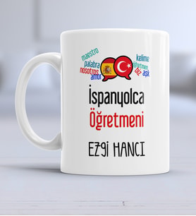 İspanyolca Öğretmeni Kupa Bardak