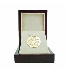 Dua Plaka Kolye Maaşallah 3,50 Gram 14 Ayar Altın (Sarı)