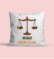 Avukatlara Özel İsimli Yastık