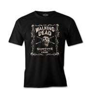 Walking Dead - Survive or Die Siyah Erkek Tshirt