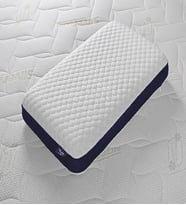 Mandeep Visco Yastık Klimalı Visco Yastık 40x70cm (Lacivert-Beyaz)