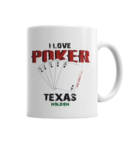 I Love Poker Kupa Bardak Porselen