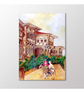 Arty Tablo Zerzevatçı Tablo (Karışık)