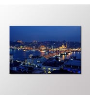 Arty Tablo Galata Köprüsü Tablo (Karışık)