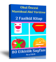 Okul Öncesi Akıl Yürütme Eğitim Seti (2 Fasikül)