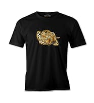 Kaplan - Look Siyah Erkek Tshirt