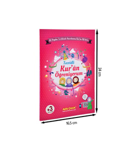 Orta Boy Renkli Çocuk Elif-Ba'sı Pembe-1657