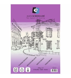 Alex Schoeller Çizim Defteri 180g 25 Yaprak A4