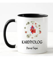 Kardiyolog Kupa Bardağı Siyah
