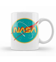 Nasa Retro Kupa Bardak Porselen