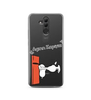 Snoopy Tasarımlı Süper Şeffaf Silikon Telefon Kılıfı Huawei Mate 20 Lite 