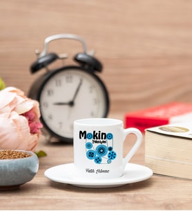 Makine Teknisyeni Türk Kahvesi Fincanı