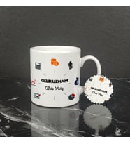 Gelir Uzmanı Kupa Bardak ve Anahtarlık Set