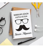 Babalar Günü Defteri Kişiye Özel