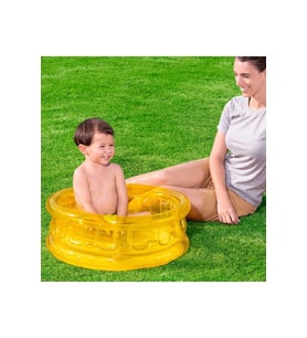 Bestway Şişme Bebek Havuzu Şeffaf Sarı 64 CM x 25 CM Bestway 51112