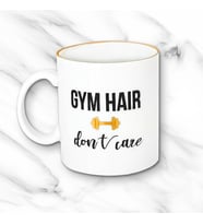 Gym Hair Dont Care Yaldızlı Kupa Bardak
