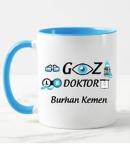 Göz Doktoru Kupa Bardağı Mavi