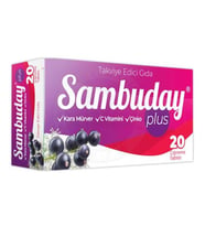 Sambuday Plus 200/50/3 mg 20 Çiğneme Tablet