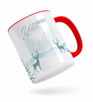 BK Gift Kişiye Özel Yılbaşı Mutlu Yıllar Kırmızı Kupa Bardak-20