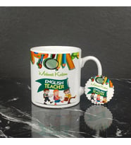 English Teacher Kupa Bardak ve Anahtarlık Set 009