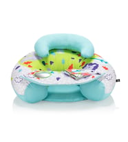 Wellgro Funny Animals Destekli Yer Minderi, Bebek Oturma Desteği (Mint Yeşili)