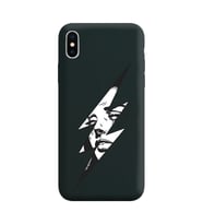 Iphone X Flash Tasarımlı Siyah Lansman Telefon Kılıfı