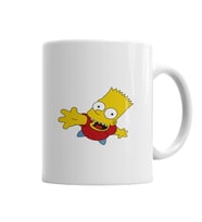 Bart Simpsons Kupa Bardak Porselen