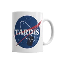 Doctor Who Tardis Nasa  Kupa Bardak Porselen