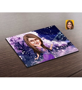 BK Gift Kişiye Özel Kız Çocuk Prenses Karikatürlü Ahşap Puzzle-3