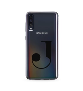 Samsung A50 Harf Tasarımlı Telefon Kılıfı J-Harfi 
