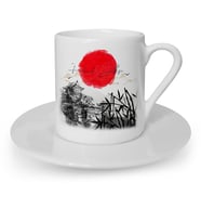 BK Gift Kişiye Özel Japanese Landscape Tasarımlı Türk Kahvesi Fincanı  1