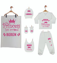 Pia Baby Gl 1906-07 İsme Özel Battaniye Zıbın Set