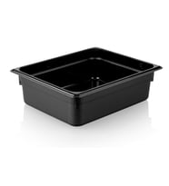 Plastport Kırılmaz Gastronom Küvet - Siyah 1/2-100 (Siyah-Gri)