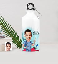 BK Gift Kişiye Özel Bay Hemşir Karikatürlü Metal Suluk 500 Ml 1