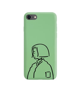 Iphone 7 Çizgi Tasarımlı Yeşil Lansman Telefon Kılıfı