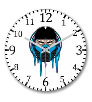 Sub Zero1 Duvar Saati Bombeli Gercek Cam