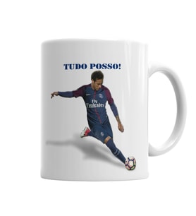 Neymar Jr Tudo Posso Kupa Bardak Porselen